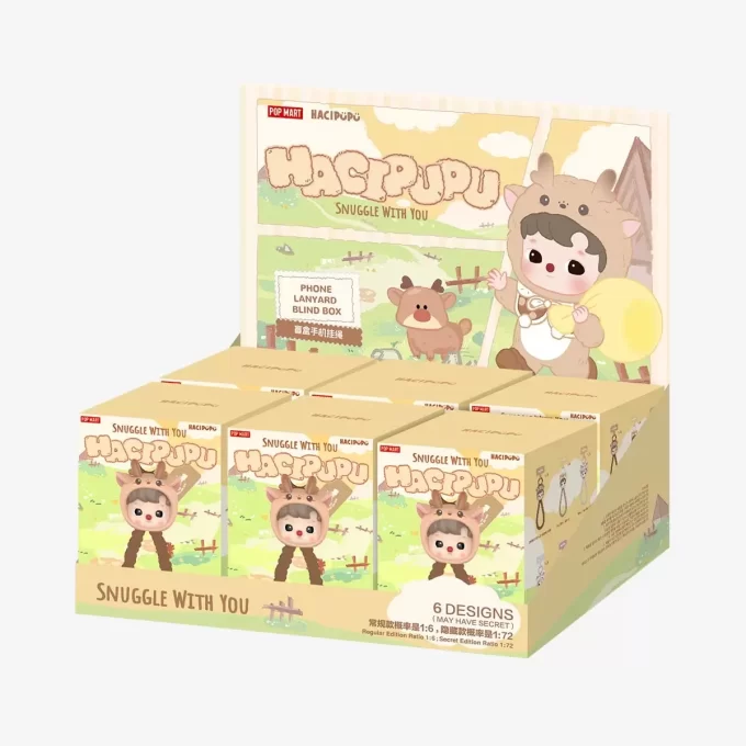 HACIPUPU Serie Snuggle With You – Cordino per telefono con scatola cieca HACIPUPU Serie Snuggle With You – Cordino per telefono con scatola cieca