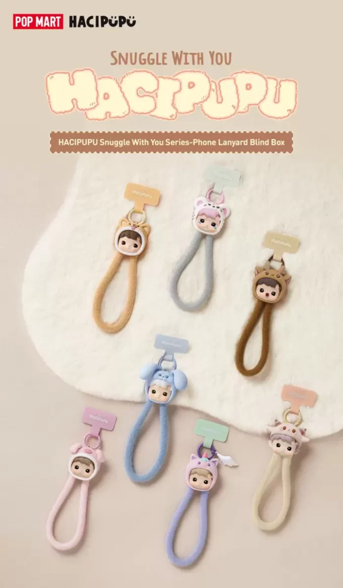 HACIPUPU Serie Snuggle With You – Cordino per telefono con scatola cieca HACIPUPU Serie Snuggle With You – Cordino per telefono con scatola cieca