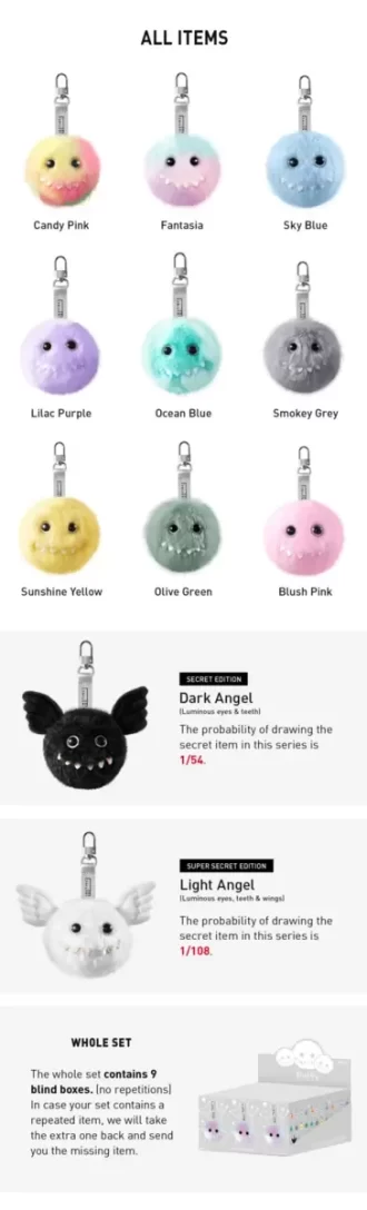 INSTINCTOY FLUFFY – Ciondolo di peluche 2
