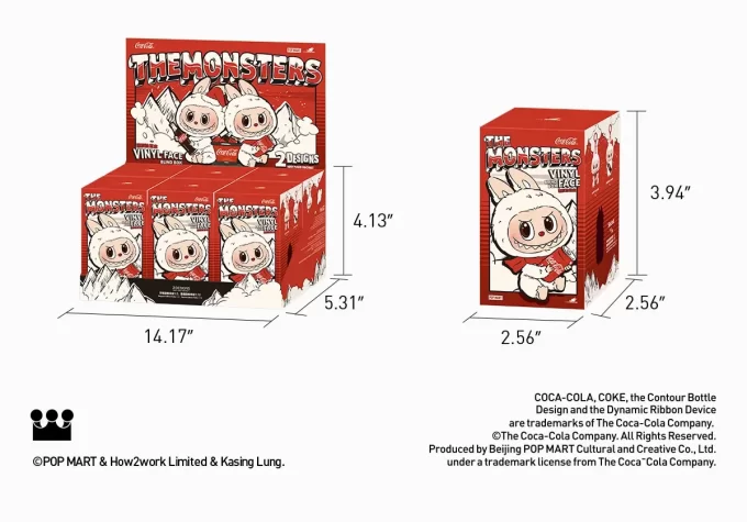 LA SERIE MONSTERS COCA-COLA – Box cieco con faccia in vinile LA SERIE MONSTERS COCA-COLA – Box cieco con faccia in vinile
