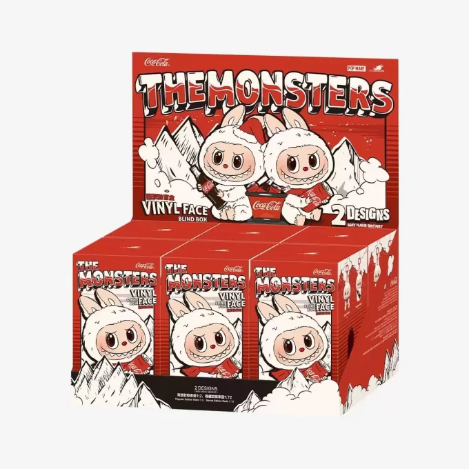 LA SERIE MONSTERS COCA-COLA – Box cieco con faccia in vinile LA SERIE MONSTERS COCA-COLA – Box cieco con faccia in vinile