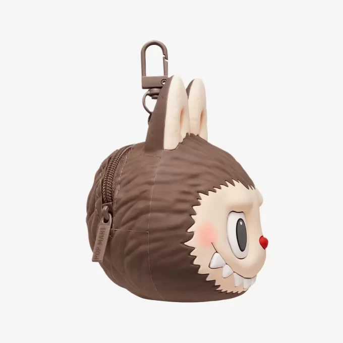 LABUBU Originals – Custodia per auricolari in silicone marrone