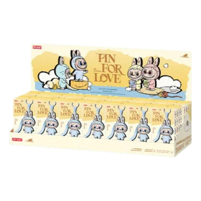 Labubu Pin for Love – Ciondolo in peluche, confezione sigillata (A-M) (14 scatole cieche)