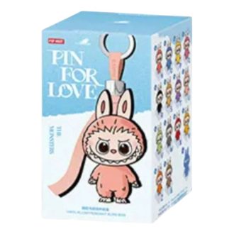 Labubu Pin for Love – Ciondolo in peluche, scatola cieca (N-Z) (1 scatola cieca)