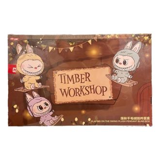 Labubu The Monsters Timber Workshop Ciondolo “Playing on the Swing” Pop Land Exclusive Sealed Case (6 Blind Box)