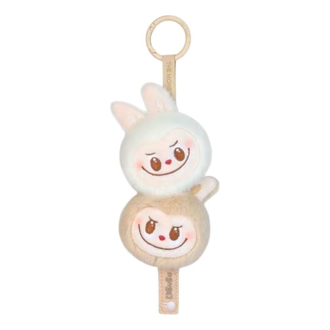 Labubu The Monsters Wacky Mart – Ciondolo di peluche con polpette di pesce