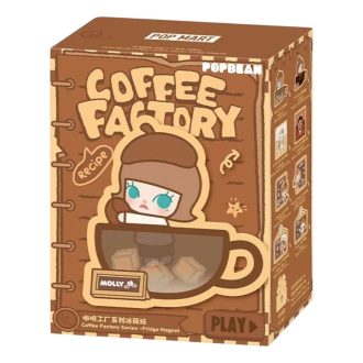 Magnete da frigorifero Pop Bean Coffee Factory, confezione sigillata (1 scatola cieca)