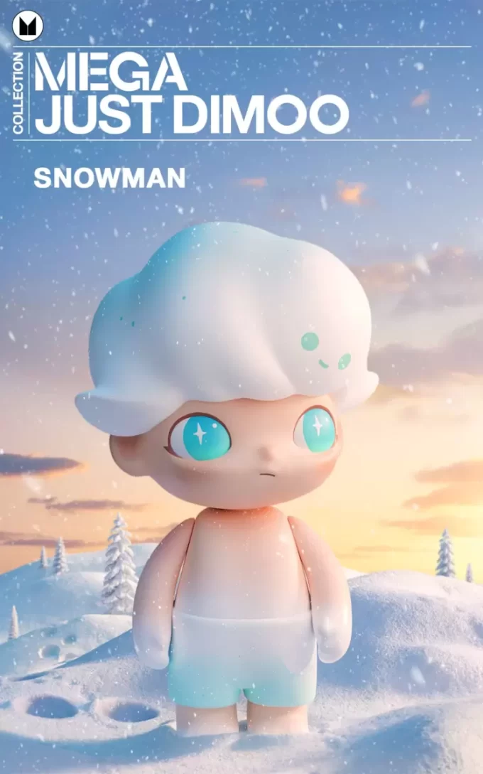 MEGA COLLEZIONE 1000% JUST DIMOO Pupazzo di neve