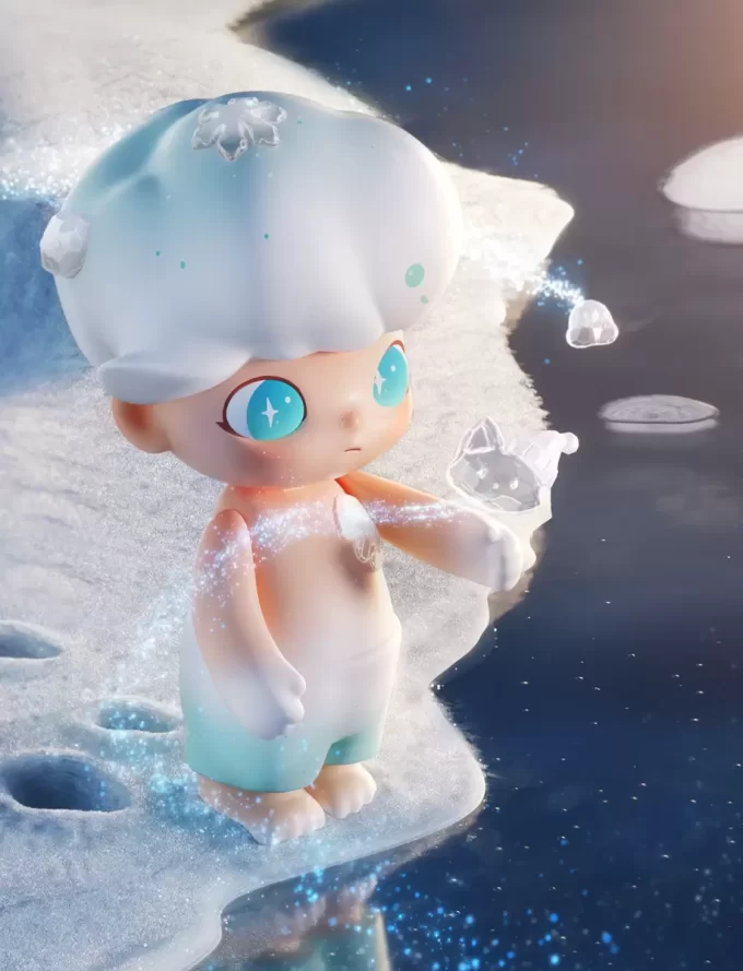 MEGA COLLEZIONE 1000% JUST DIMOO Pupazzo di neve