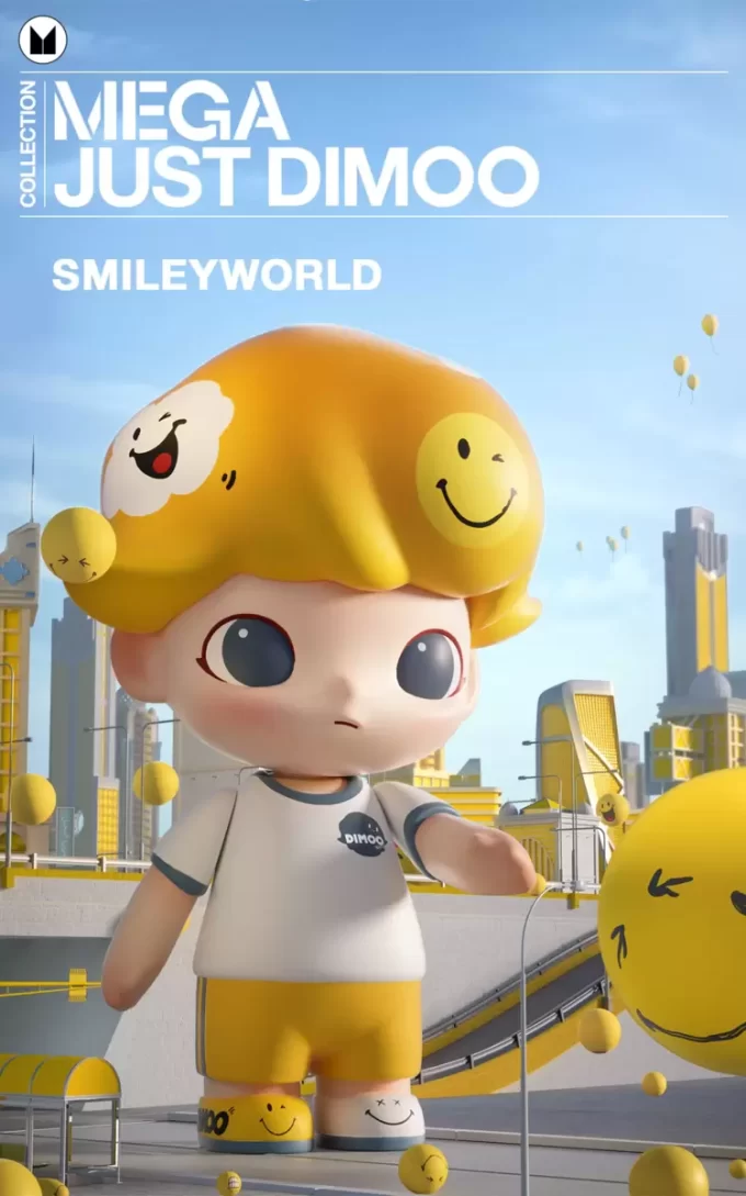 MEGA COLLEZIONE 1000% JUST DIMOO × SmileyWorld MEGA COLLEZIONE 1000% JUST DIMOO × SmileyWorld