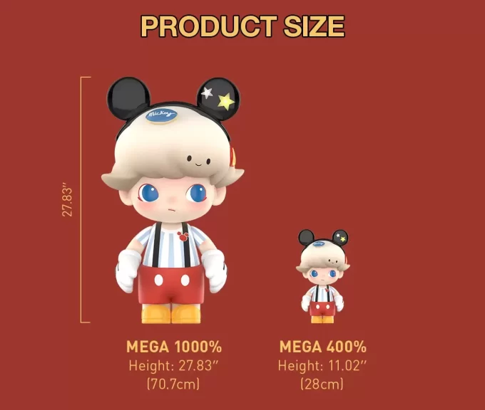 MEGA JUST DIMOO 1000% Topolino MEGA JUST DIMOO 1000% Topolino