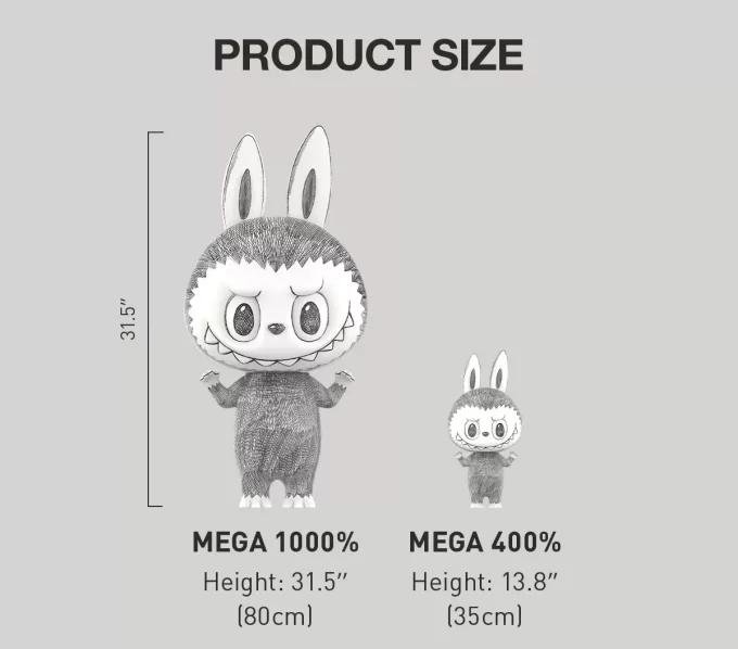 MEGA LABUBU 1000% Schizzo MEGA LABUBU 1000% Schizzo