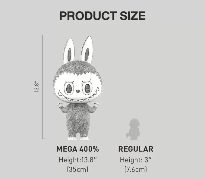 MEGA LABUBU 400% Schizzo MEGA LABUBU 400% Schizzo