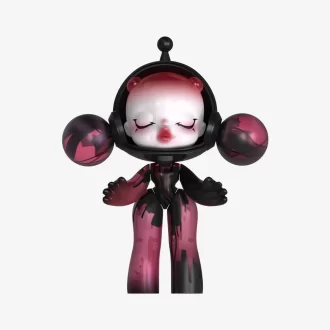 MEGA α SKULLPANDA 400% Cristallo Rosso