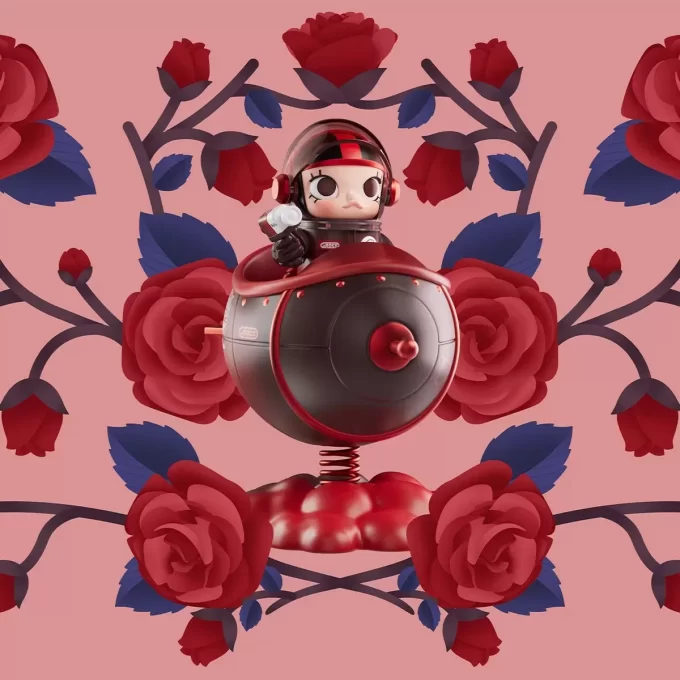 MEGA SPACE MOLLY 100% Blooming Series-Rosa