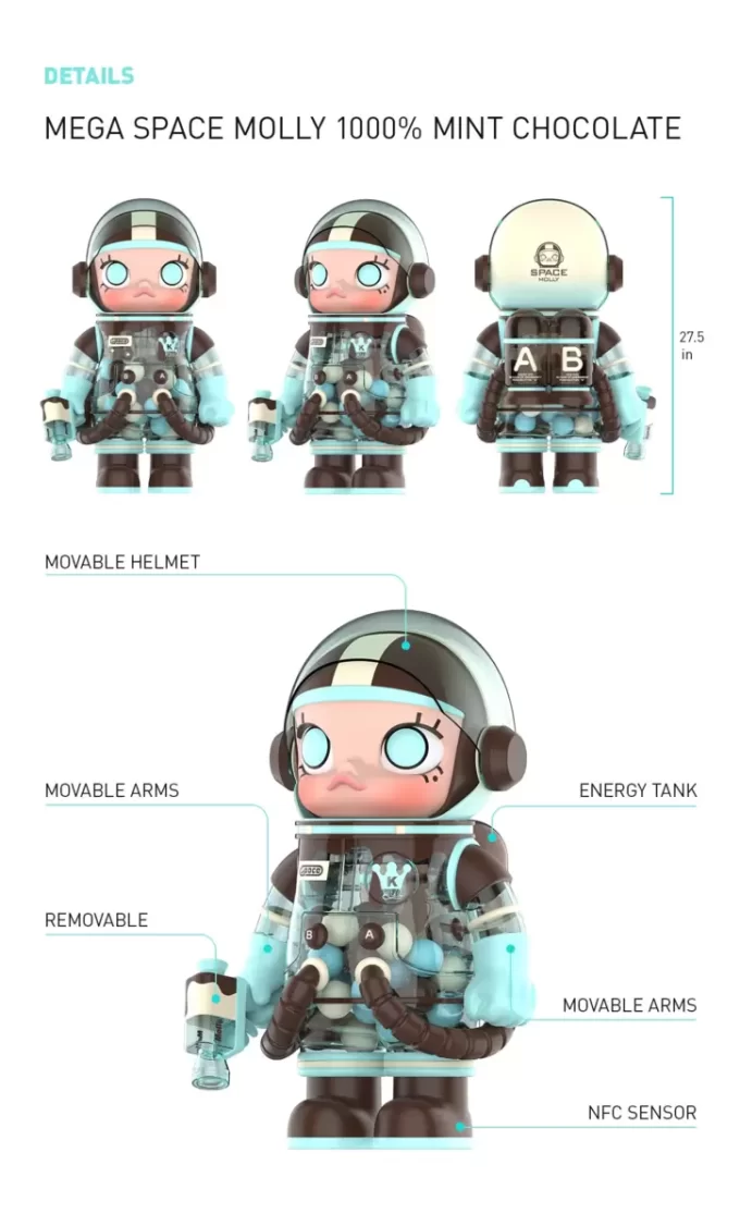 MEGA SPACE MOLLY 1000% Cioccolato alla Menta