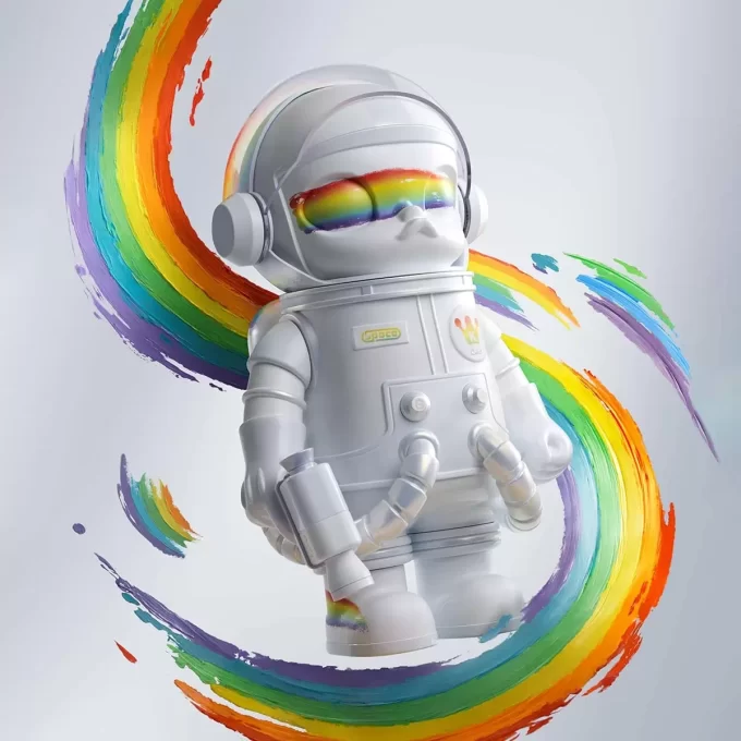 MEGA SPACE MOLLY 400% Arcobaleno