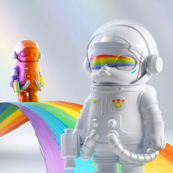 MEGA SPACE MOLLY 400% Arcobaleno