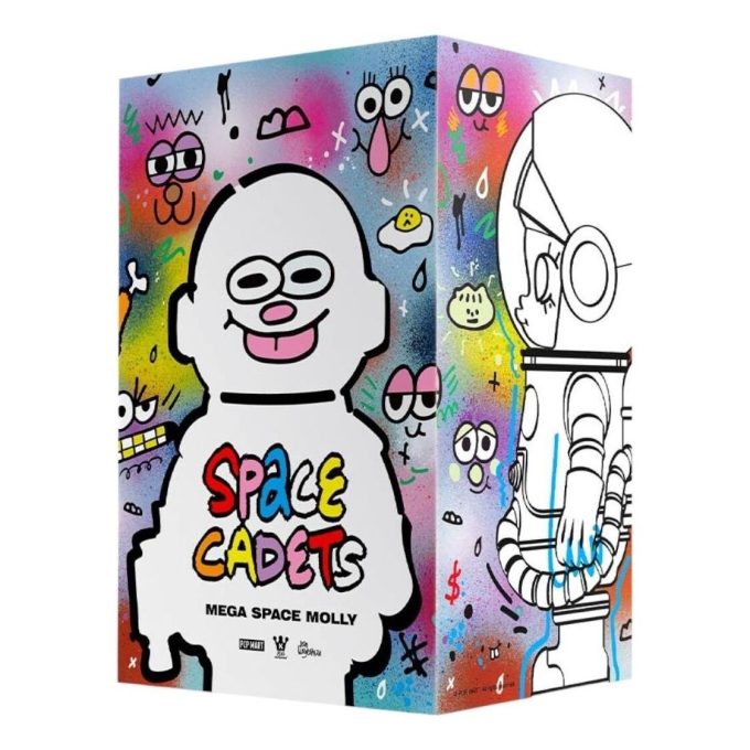 Mega Space Molly 400% Jon Burgerman Space Cadets Confezioni sigillate (1 scatola cieca)