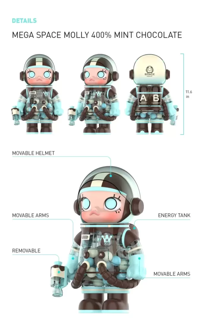 MEGA SPACE MOLLY 400% Menta Cioccolato