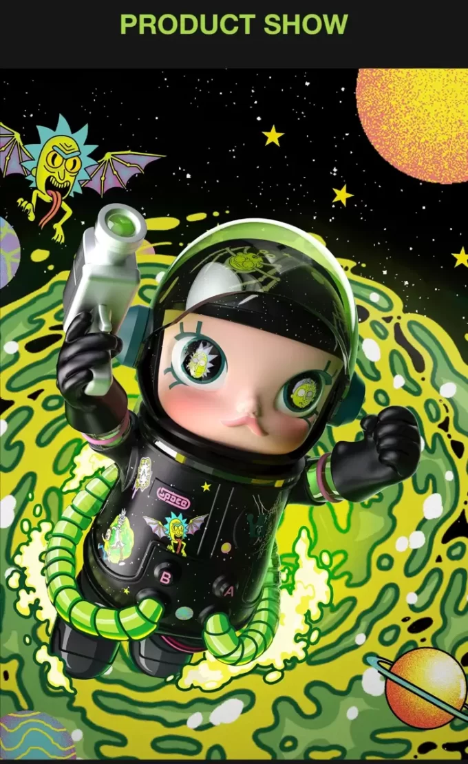 MEGA SPACE MOLLY 400% Rick e Morty