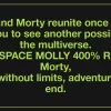 MEGA SPACE MOLLY 400% Rick e Morty