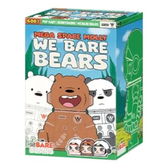 Mega Space Molly 400% We Bare Bears Confezione sigillata (1 scatola cieca)