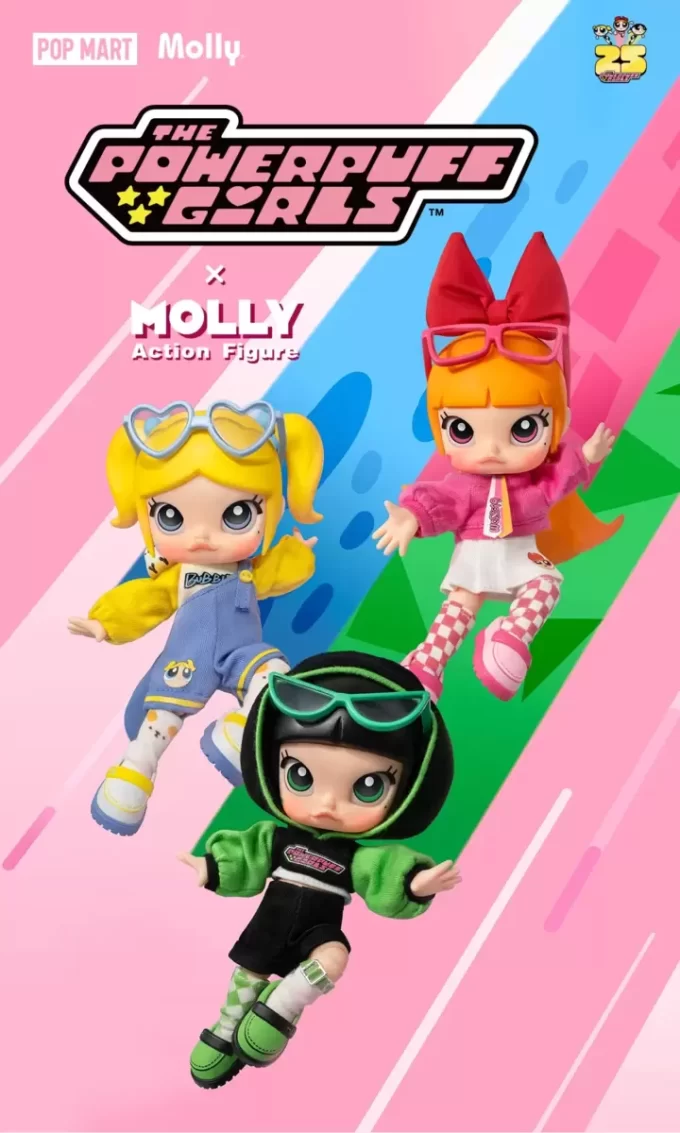 MOLLY × Action figure della serie The Powerpuff Girls