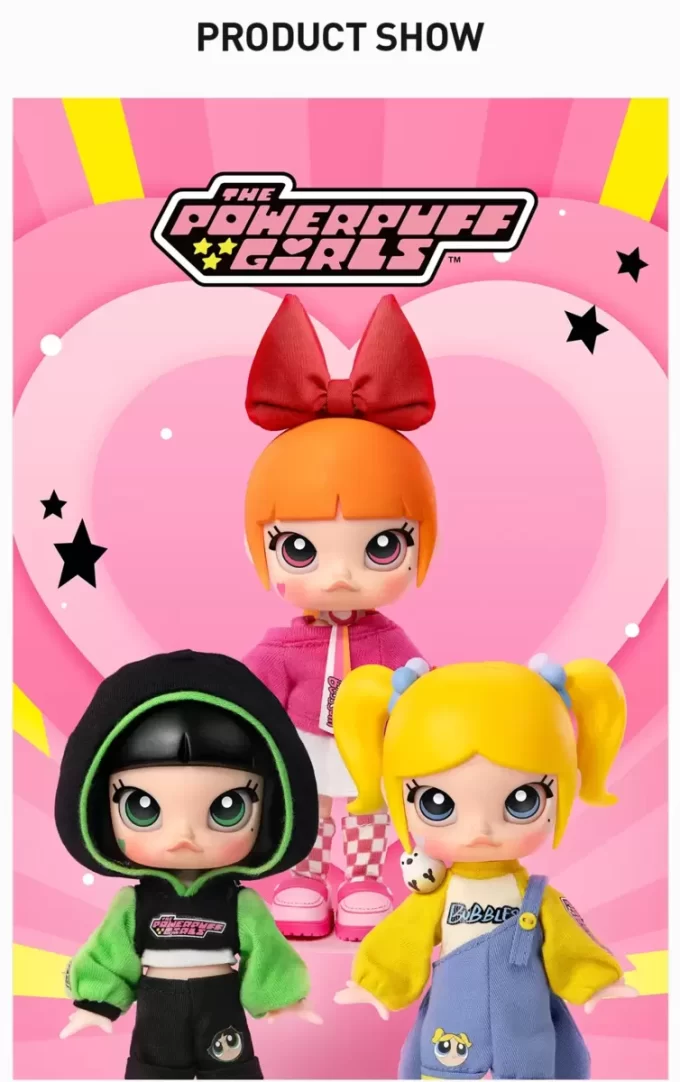MOLLY × Action figure della serie The Powerpuff Girls