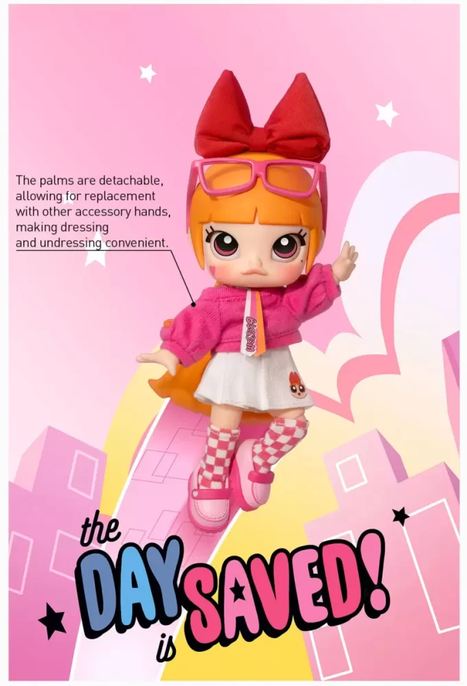 MOLLY × Action figure della serie The Powerpuff Girls