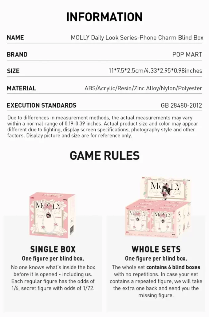 MOLLY Daily Look Series – Scatola cieca con ciondolo per telefono MOLLY Daily Look Series – Scatola cieca con ciondolo per telefono