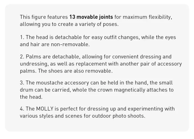 MOLLY Schiaccianoci Action Figure