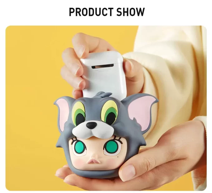 MOLLY X Warner Bros. 100th Anniversary Series – Borsa per auricolari (Tom e Jerry)