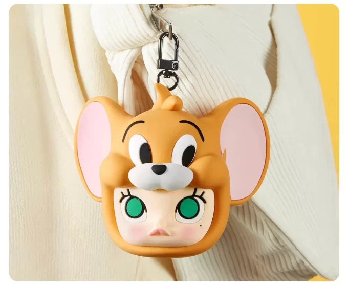 MOLLY X Warner Bros. 100th Anniversary Series – Borsa per auricolari (Tom e Jerry)