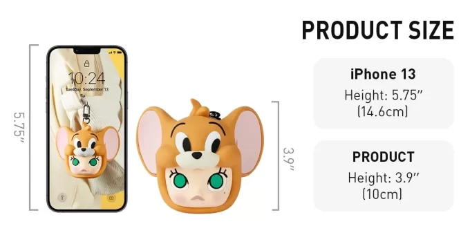 MOLLY X Warner Bros. 100th Anniversary Series – Borsa per auricolari (Tom e Jerry)