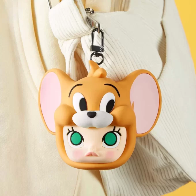 MOLLY X Warner Bros. 100th Anniversary Series – Borsa per auricolari (Tom e Jerry)