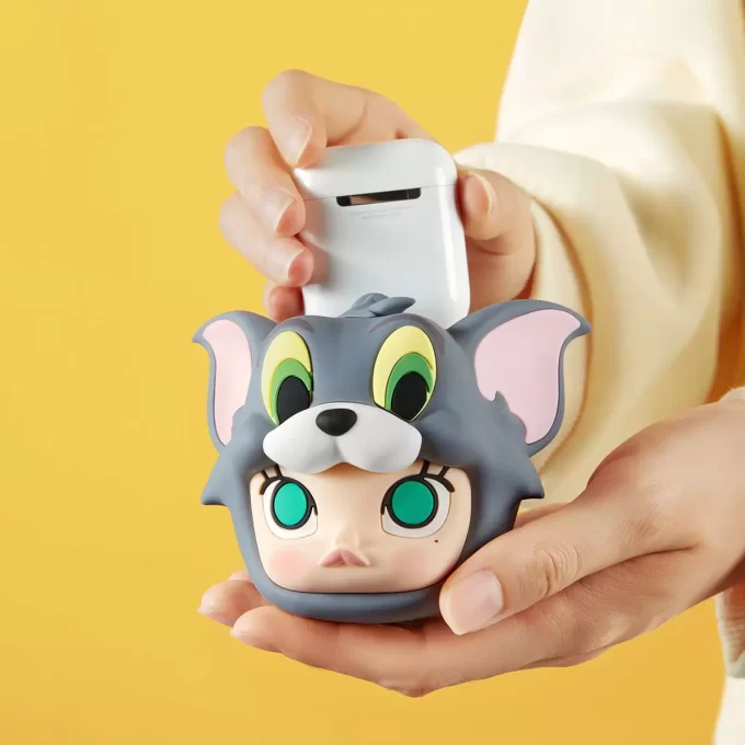 MOLLY X Warner Bros. 100th Anniversary Series – Borsa per auricolari (Tom e Jerry)