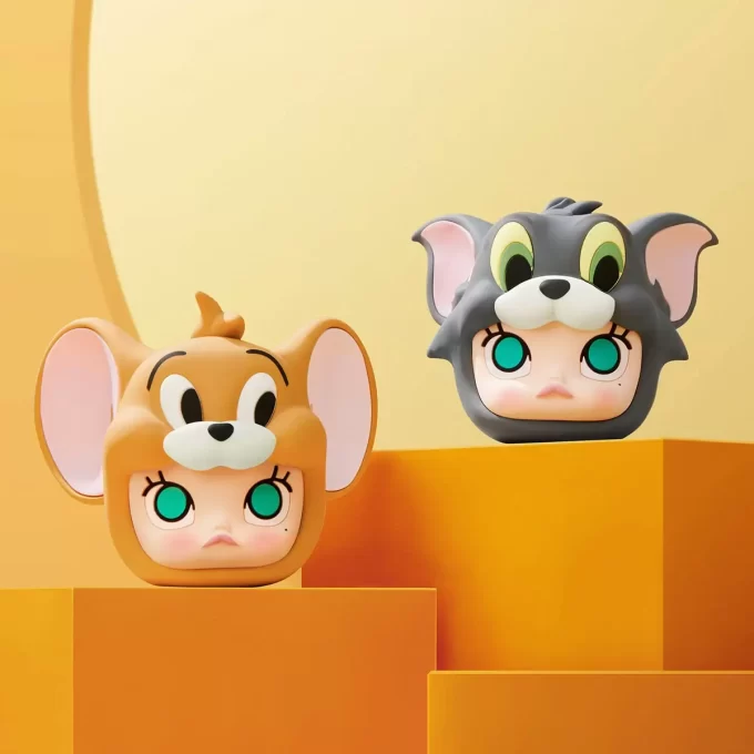 MOLLY X Warner Bros. 100th Anniversary Series – Borsa per auricolari (Tom e Jerry)