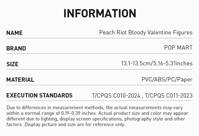 Peach Riot Bloody Valentine Figure