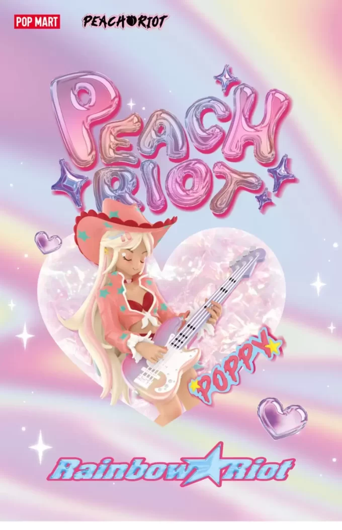 Peach Riot Rainbow Riot Figurina – Papavero
