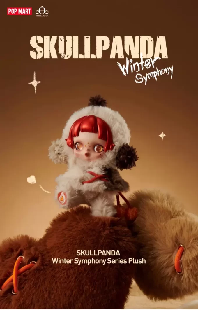 Peluche della serie Winter Symphony di SKULLPANDA
