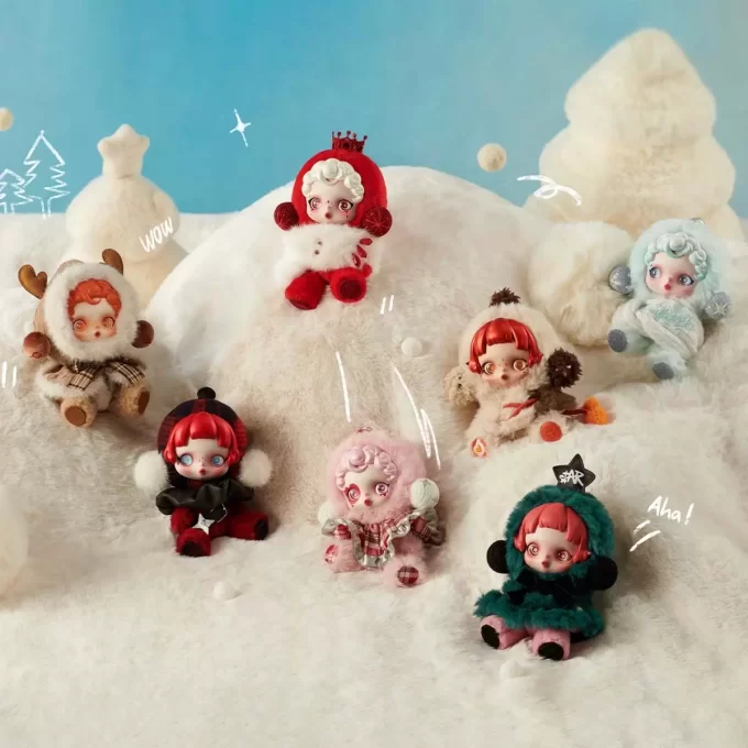 Peluche della serie Winter Symphony di SKULLPANDA