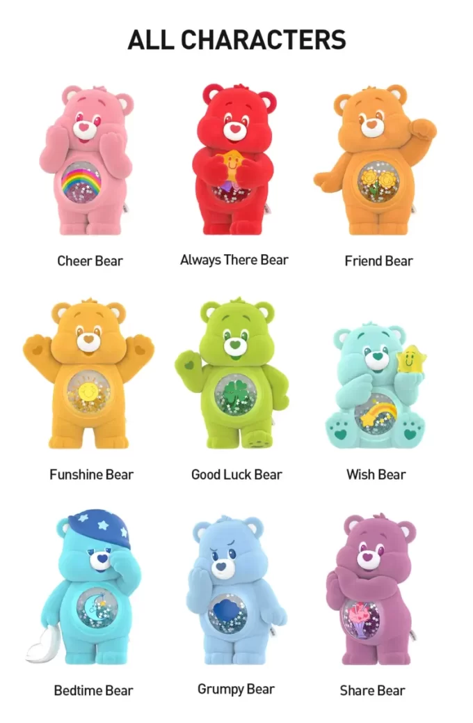 Personaggi della serie Care Bears Colorful Hugs