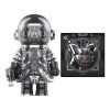Pop Mart x CLOT Mega Space Molly Black Alienegra Set 400% + Set di pittura stereoscopica 3D