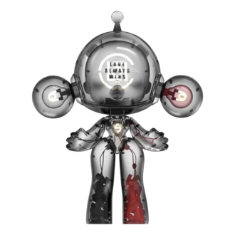 Pop Mart x Clot Skullpanda Mega Invincible Love Figure 1000%
