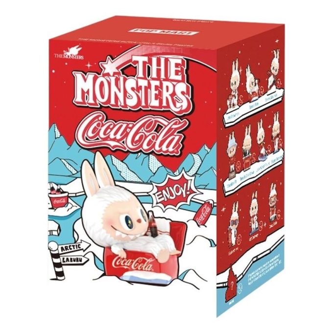 Pop Mart x Coca-Cola The Monsters Labubu Figure in confezione sigillata (1 scatola cieca)
