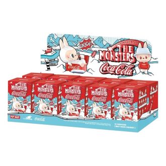 Pop Mart x Coca-Cola The Monsters Labubu Figure in confezione sigillata (10 scatole cieche)
