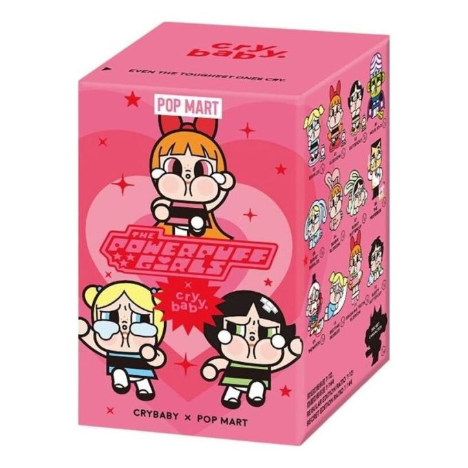 Pop Mart x Powerpuff Girls CryBaby – Confezione sigillata di personaggi in vinile (1 scatola cieca)