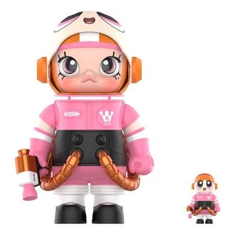 Pop Mart x Powerpuff Girls Mega Space Molly Blossom Set 100% e 400%