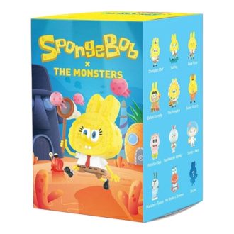 Pop Mart x Spongebob The Monsters Labubu confezione sigillata (1 scatola cieca)